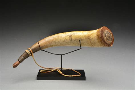 THE JOHN FORDHAM 'LIBERTY FOR AMERICA' REVOLUTIONARY WAR POWDER HORN, SAG HARBOR, NEW YORK, APRIL 12, 1776inscribed LIBERTY FOR AMARICA MADE BY THE ONE RINF INF IOHN. . Revolutionary war powder horn for sale